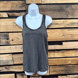 Lululemon Run: Swiftly Tech‎ Racerback
Black / White Striped Size 8